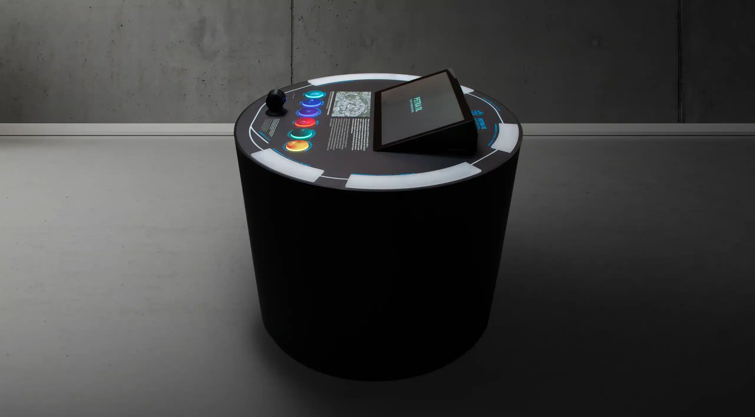 Interaktives Exponat zur Veranschaulichung des Teilchenbeschleunigers PETRA IV