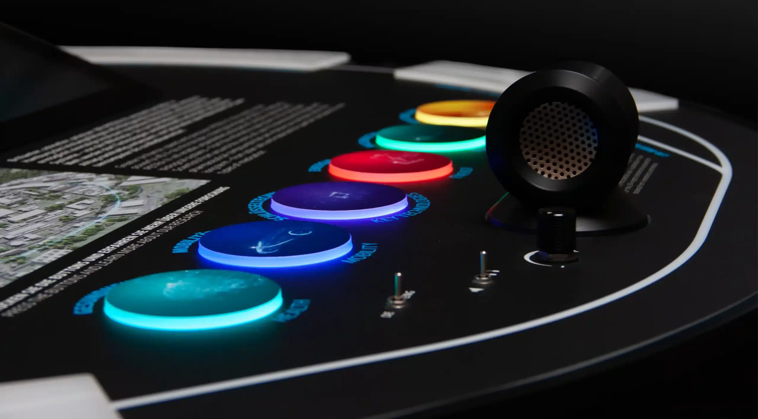 Interaktives Exponat zur Veranschaulichung des Teilchenbeschleunigers PETRA IV